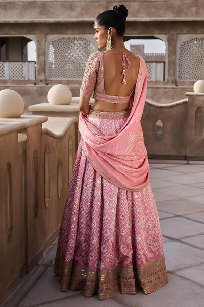 Nura Lehenga - Blush