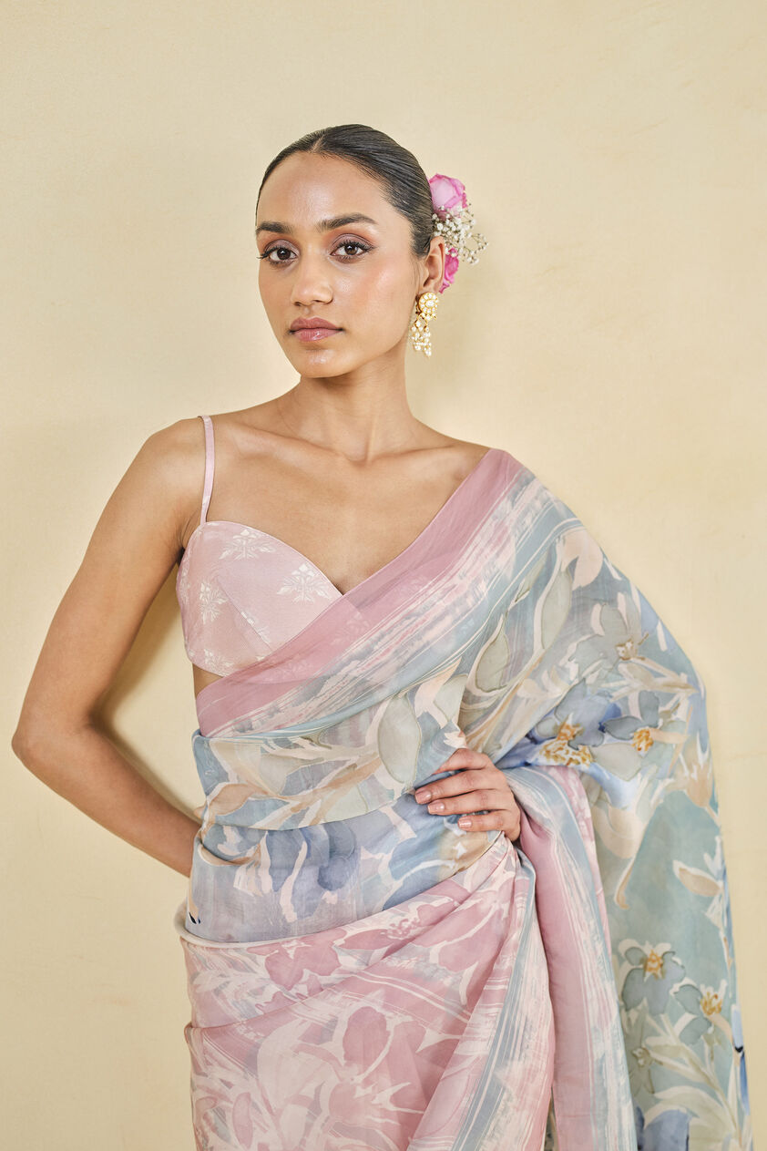 Souline Saree, Blush, image 4