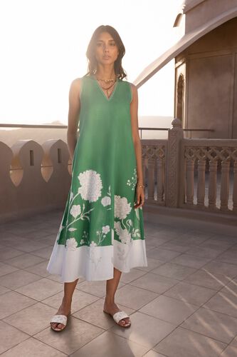 1 - Aster Dress - Green, image 1