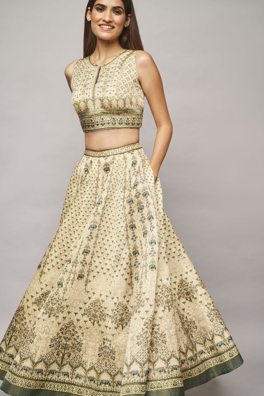 Cairo Skirt Set - Beige, Beige, image 4