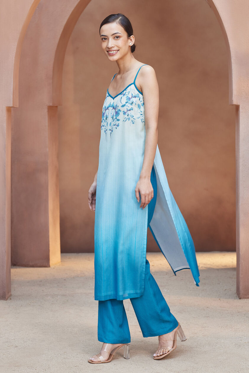 Alani Kurta Set - Blue, Blue, image 2