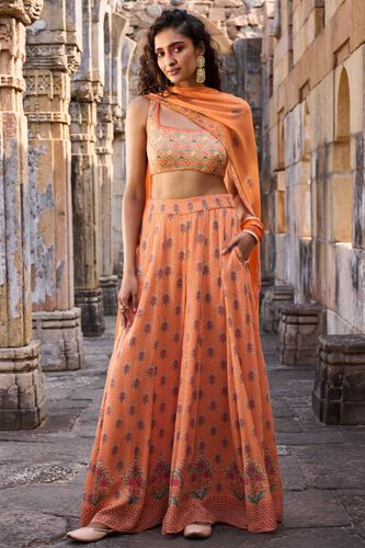 1 - Atalia Sharara Set – Orange, image 1