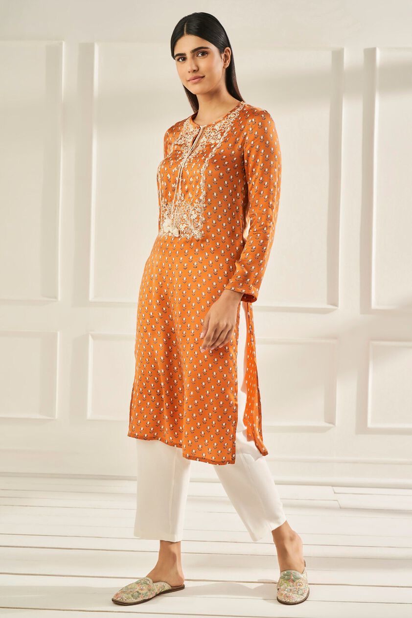 2 - Jaisya Kurta – Tangerine, image 2