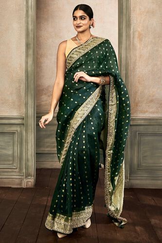 1 - Rasya Saree Set – Green, image 1