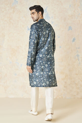 Bhramar Kurta - Blue, Blue, image 3