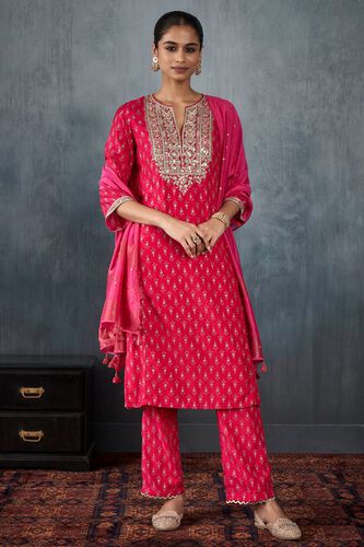 1 - Palika Kurta Set – Pink, image 1