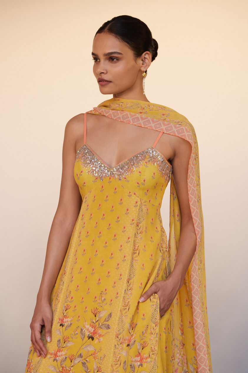 Aspen Sharara Set - Yellow, Yellow, image 4