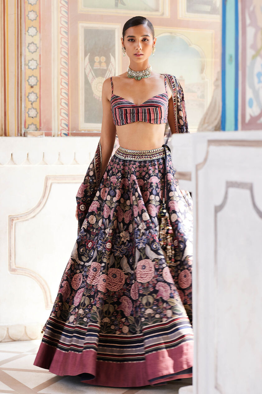 Shimaz Lehenga - Black, Black, image 1