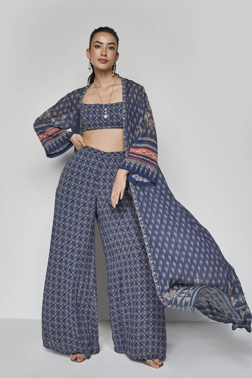 Leandra Jacket Set - Blue, Blue, image 1
