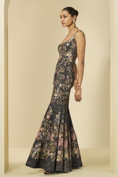 Life Of The Nightforest Gown - Black