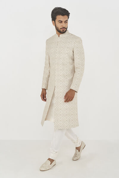 Rishi Sherwani- Cream
