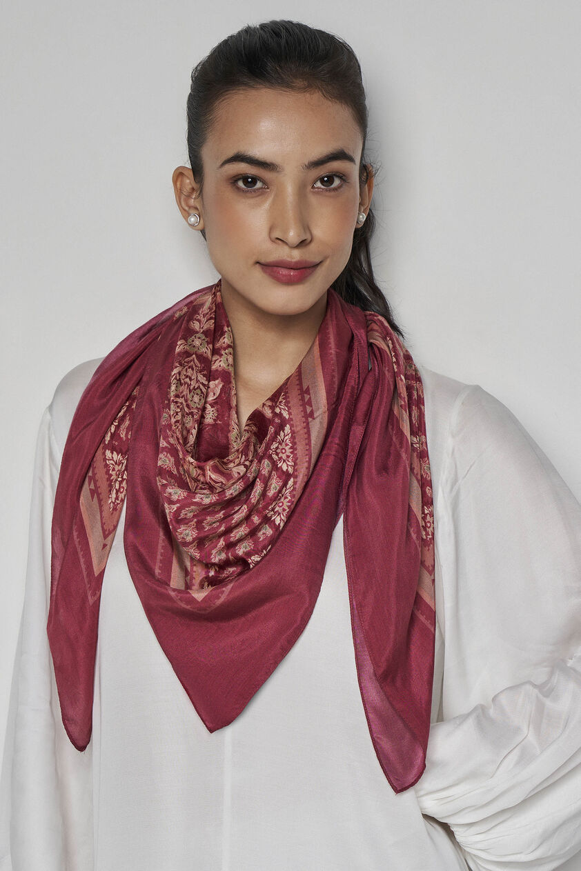 Melinoe Scarf - Wine, Wine, image 1