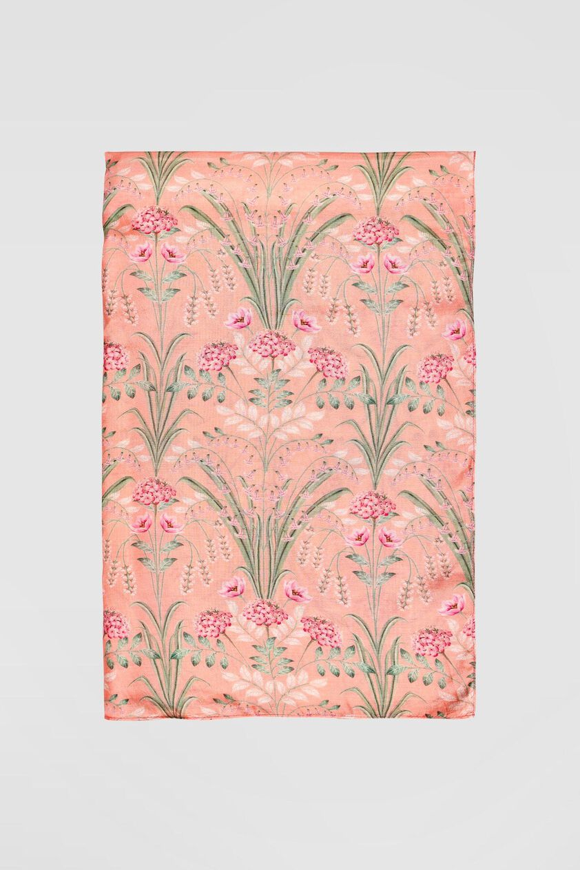 6 - Kyna Saree -  Coral, image 6