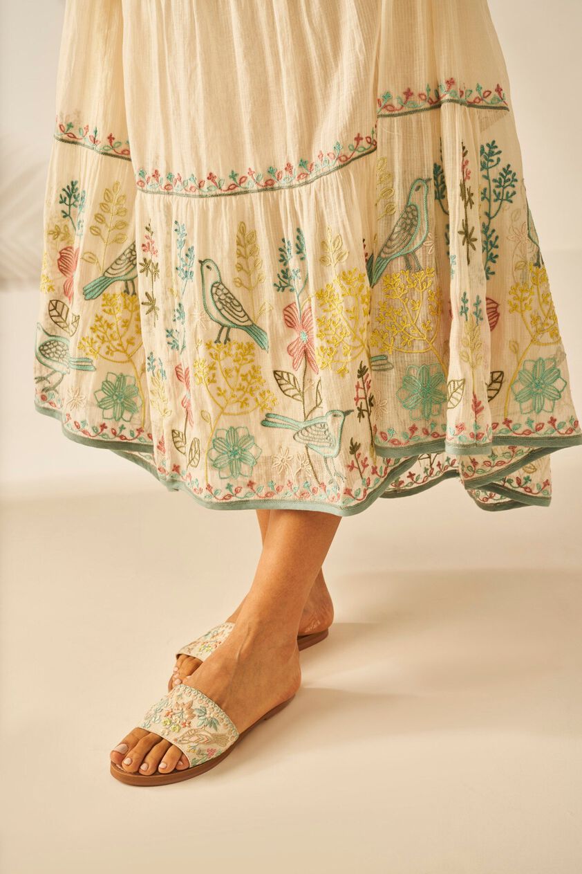 Panchi Sliders, Cream, image 2