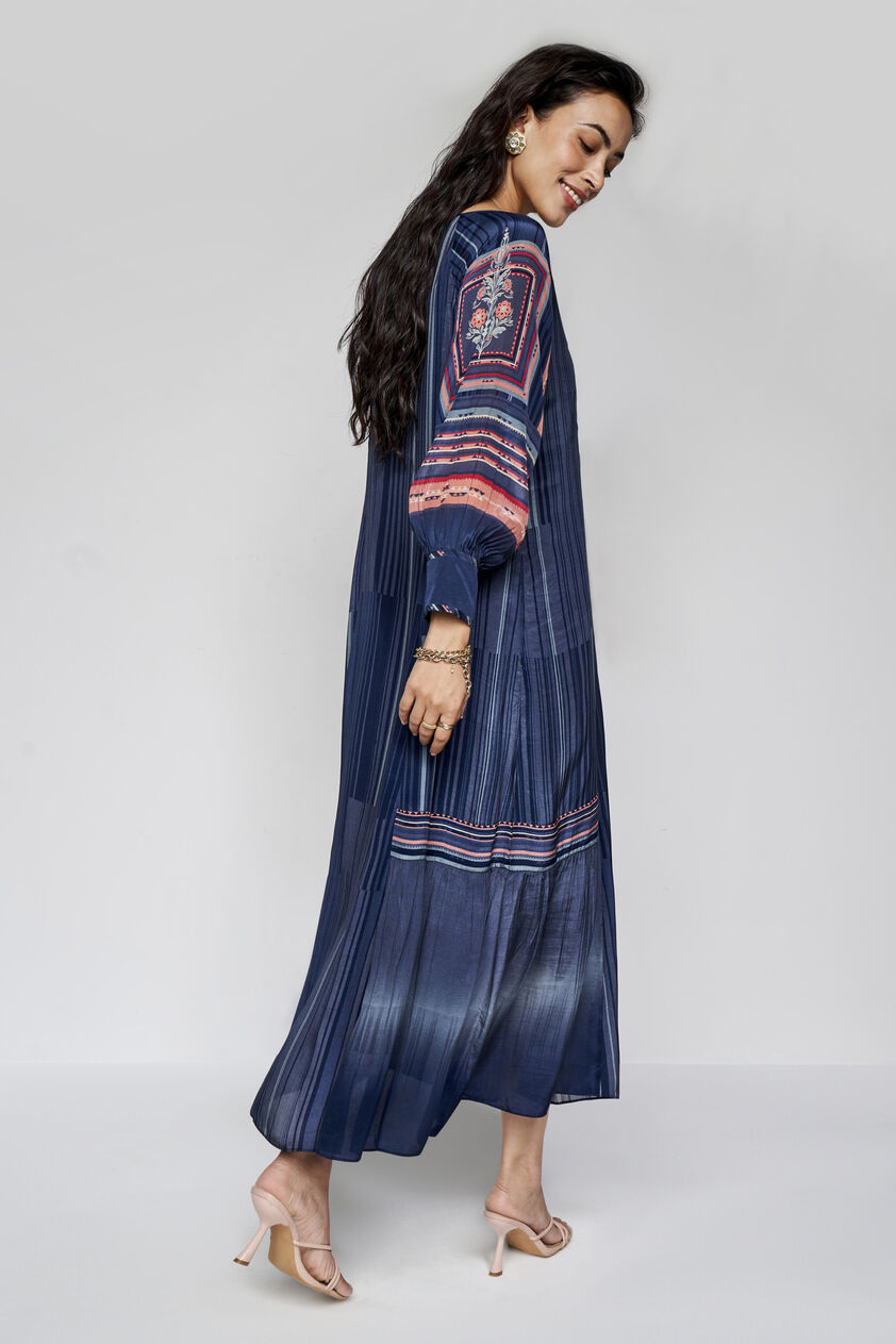 Rimel Dress - Blue, Blue, image 3