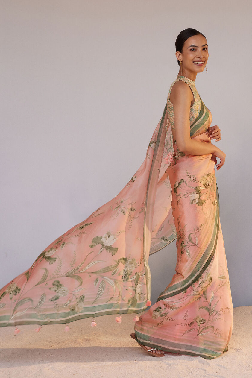 Sama Saree - Blush, Blush, image 2