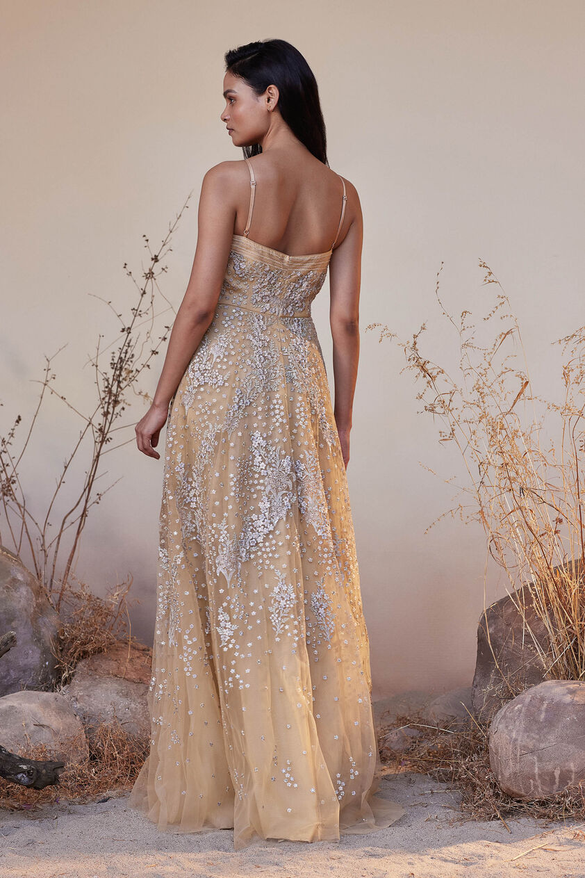 Aasfa Gown - Nude, Nude, image 5