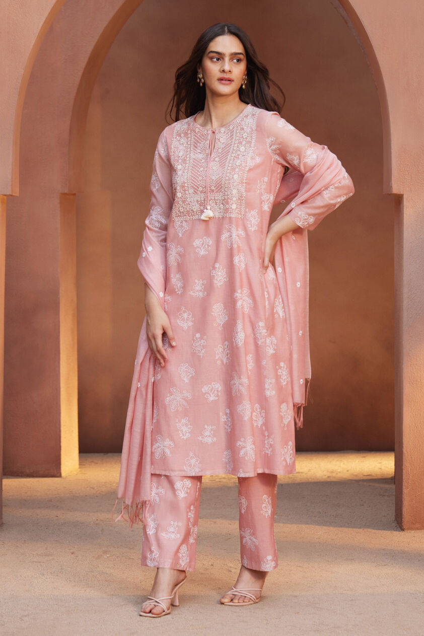 Zaiba Suit Set - Blush, Blush, image 1