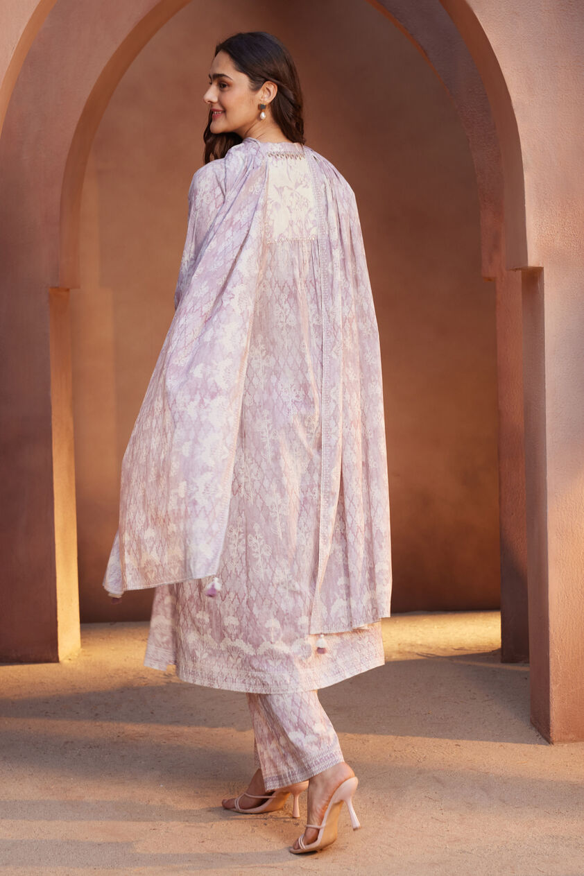 Enakshi Suit Set - Lilac, Lilac, image 3