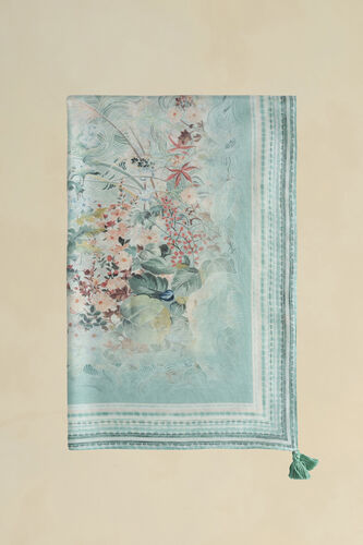 Arivai Silk Stole - Sage, Sage, image 1
