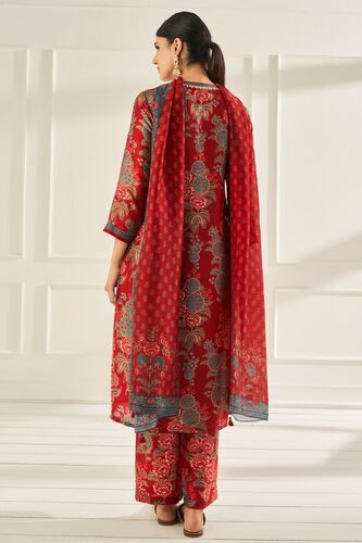 3 - Jasia Kurta Set – Red, image 3