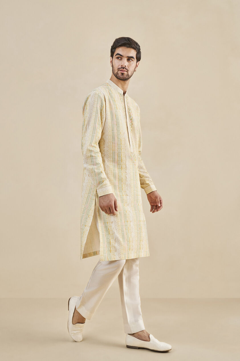 Prasit Kurta - Mustard, Mustard, image 2
