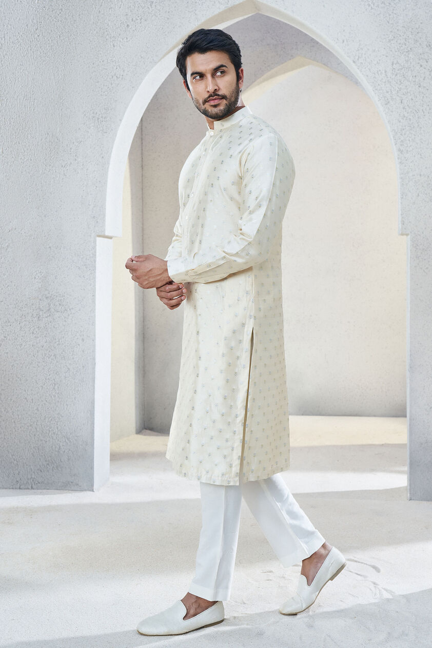 Alman Kurta - Off White, Off White, image 2