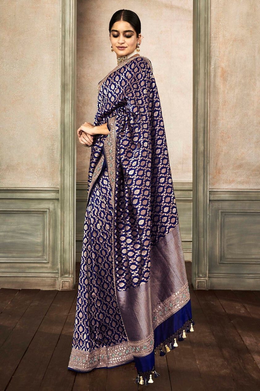2 - Pankuni Saree Set – Blue, image 2