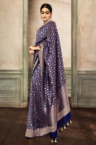 2 - Pankuni Saree Set – Blue, image 2
