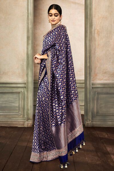 Pankuni Saree Set - Blue
