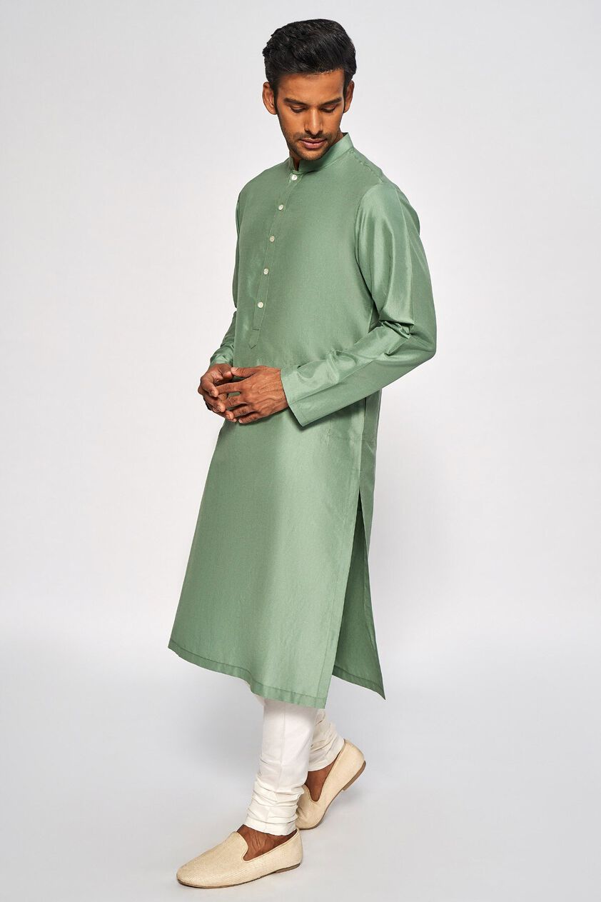 2 - Ishir Kurta –  Sage Green, image 2