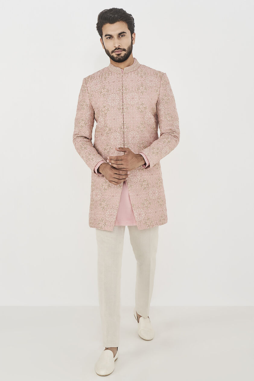 Anishk Sherwani - Pink, Pink, image 1