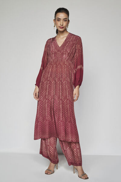 Claret Coord Set - Wine