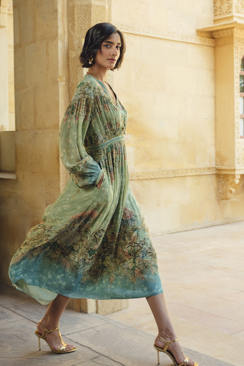 Palesa Dress - Sage, Sage, image 2