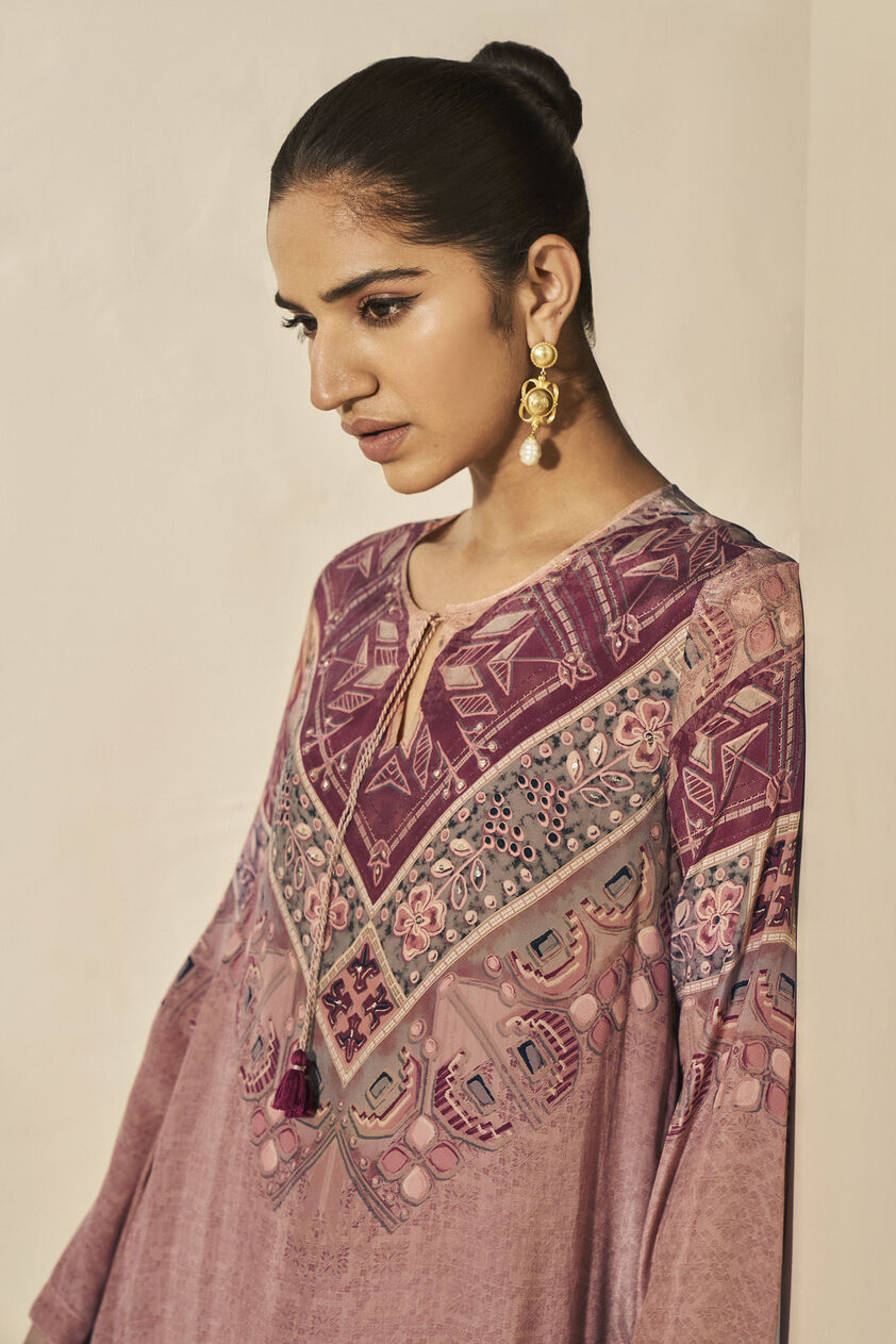Solana Kaftan - Onion Pink, Onion Pink, image 4