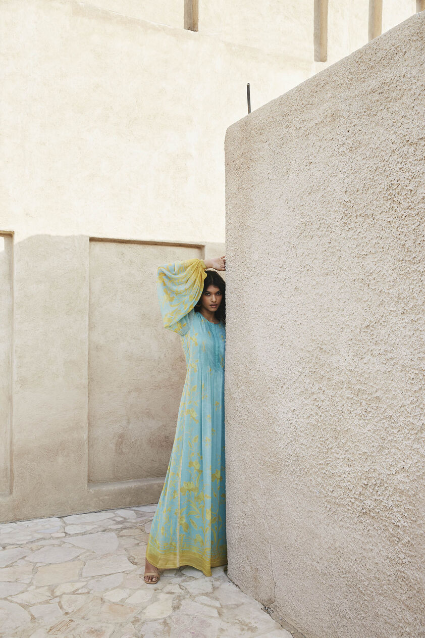 Sama Kaftan - Aqua, Aqua, image 1