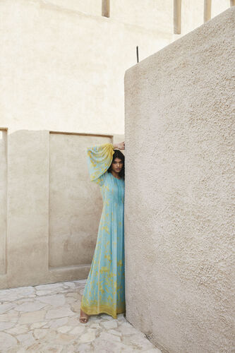 Sama Kaftan - Aqua, Aqua, image 1