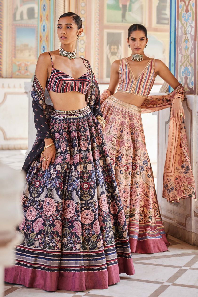 Shimaz Lehenga - Black, Black, image 5