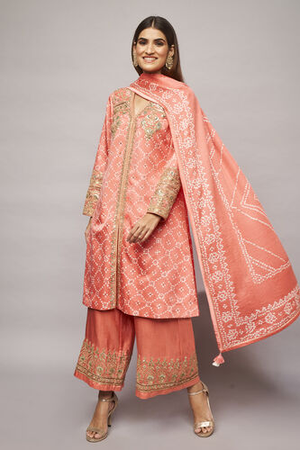 Ganavi Bandhani Kurta Set, , image 3