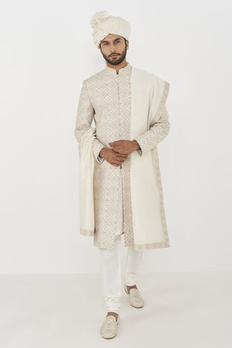 Rishi Sherwani- Cream, , image 5