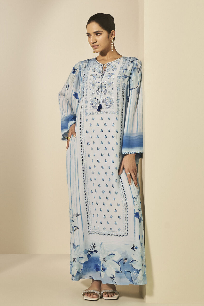 Mizani Kaftan - Blue, Blue, image 1