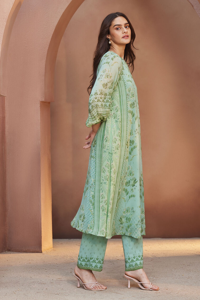 Alya Kurta Set - Sage, Sage, image 2