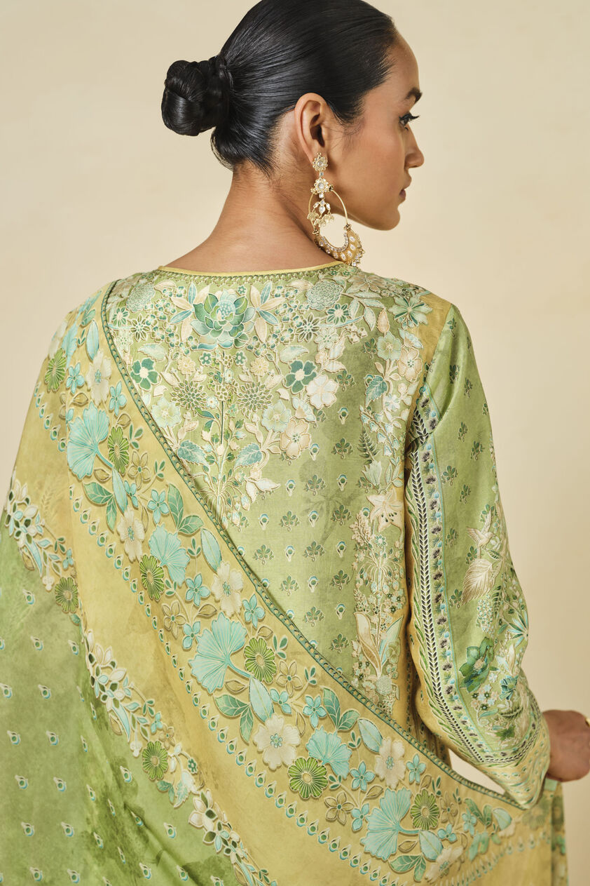 Delmar Printed Suit Set - Lime, Lime, image 7