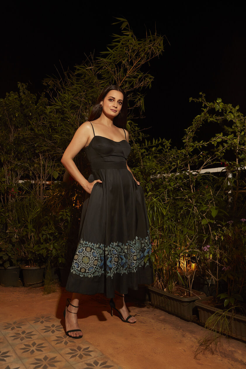 Valeska Dress-Black, , image 1