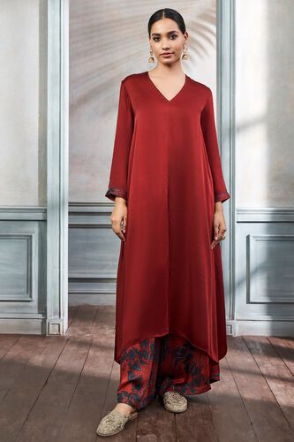 1 - Meha Kurta Set &ndash; Red, image 1