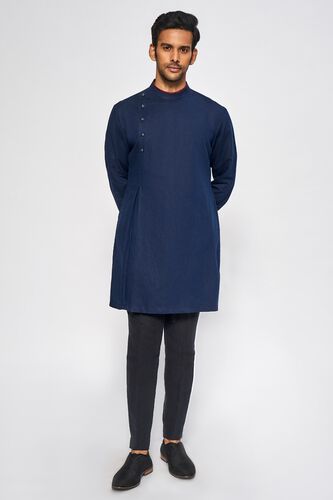 4 - Edhas Kurta – Navy Blue, image 4