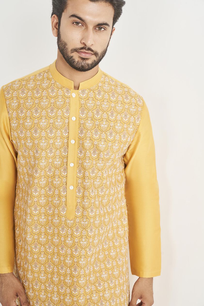Amil Kurta - Mustard, Mustard, image 4
