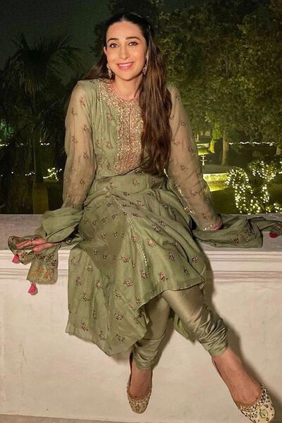 Utsa Kurta Set - Pista