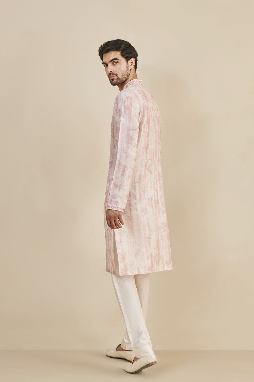 Mrig Kurta - Peach, Peach, image 3