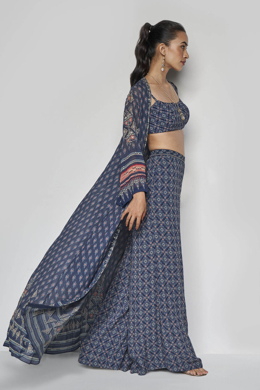 Leandra Jacket Set - Blue, Blue, image 4